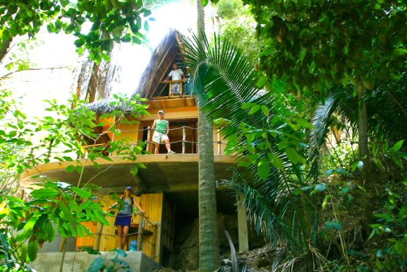 Casita Tejone triple-decker treehouse at Tailwind Jungle Lodge, San Pancho, Nayarit, Mexico