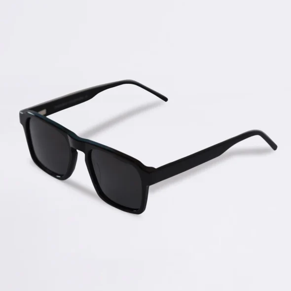 Sunglasses Women EYE 87 black square frame with polarized lenses