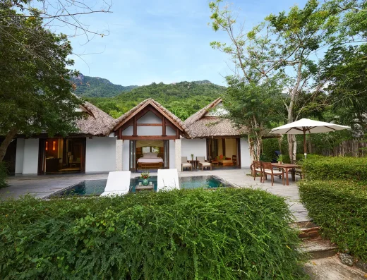 L'Alya Ninh Van Bay with villas and garden view