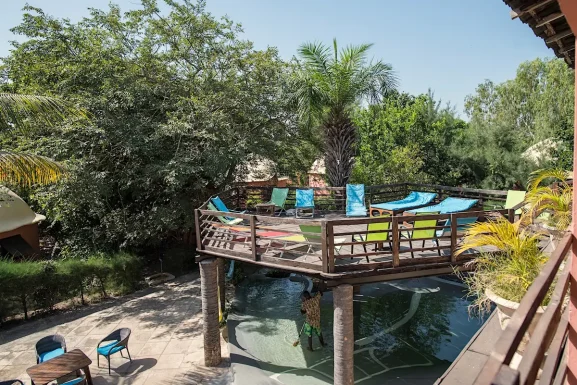 Footsteps Eco Lodge_Arial view of sundeck