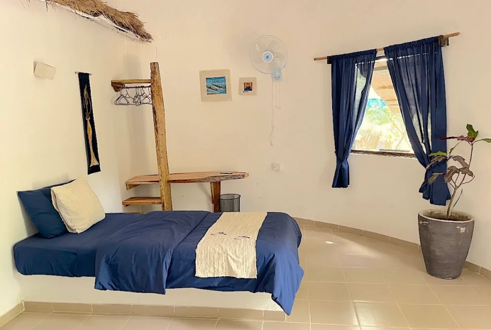 Roundhouse Interior at Footsteps Eco Lodge