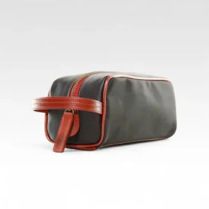 Travel Case Printing Blanket Black With Red Trim Side View