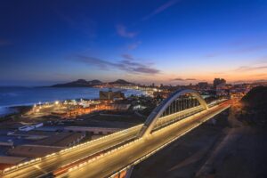 Canary Islands Tenerife night view