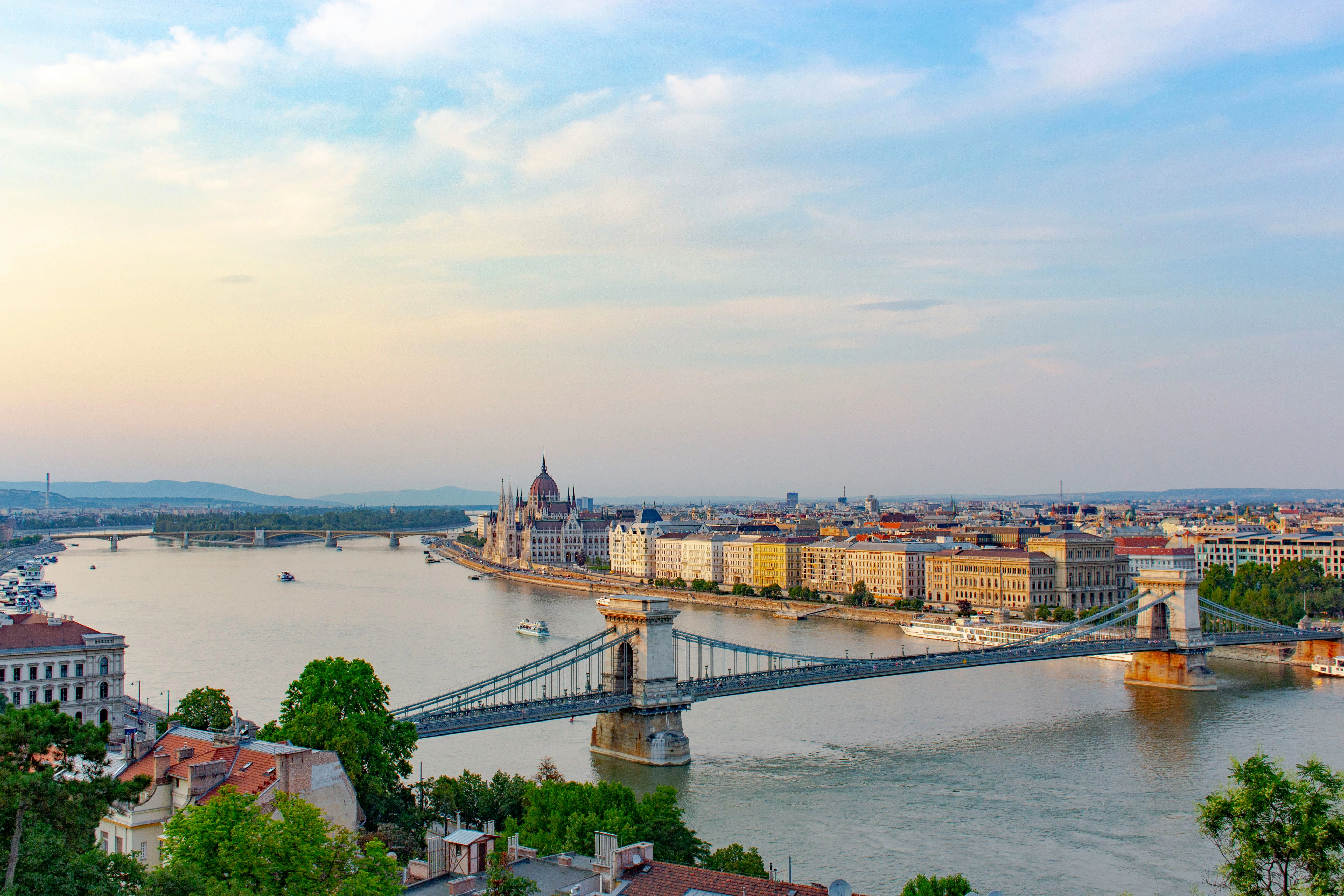 Budapest - One of those beautiful views - the Chain Bridge and the Hungarian Parliament coming together along the Danube.